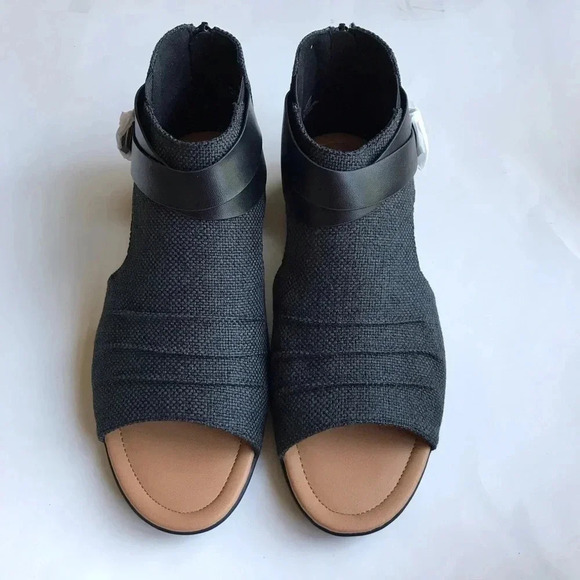 Comfortview The Payton Shootie Sandals Black NEW - Picture 3 of 10